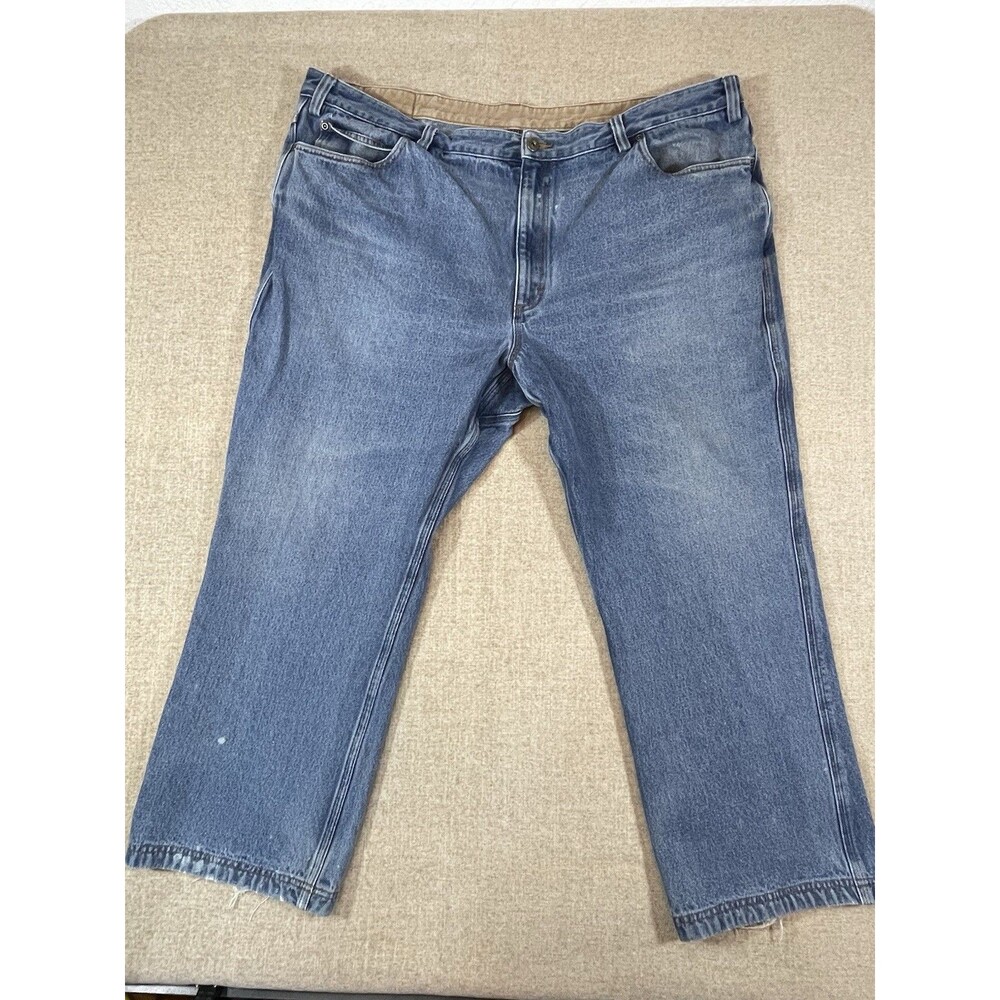DULUTH Trading Co Men's Blue Relaxed Fit Heavy Casual Utility Jeans Size 48x28 - Picture 2 of 7